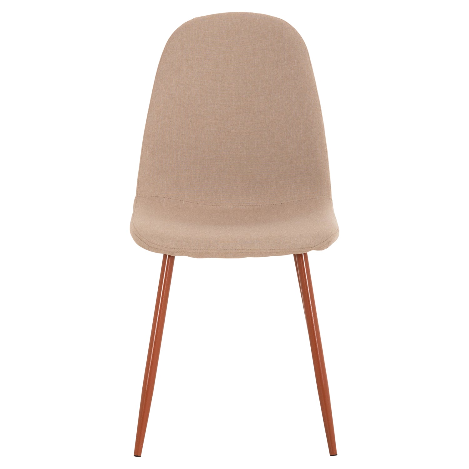 Стол Леонардо цвят бежов плат /метални крака  45x52x85