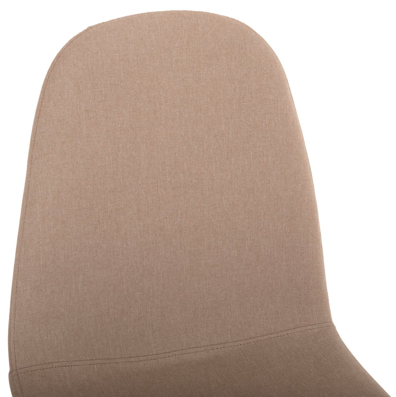 Стол Леонардо цвят бежов плат /метални крака  45x52x85