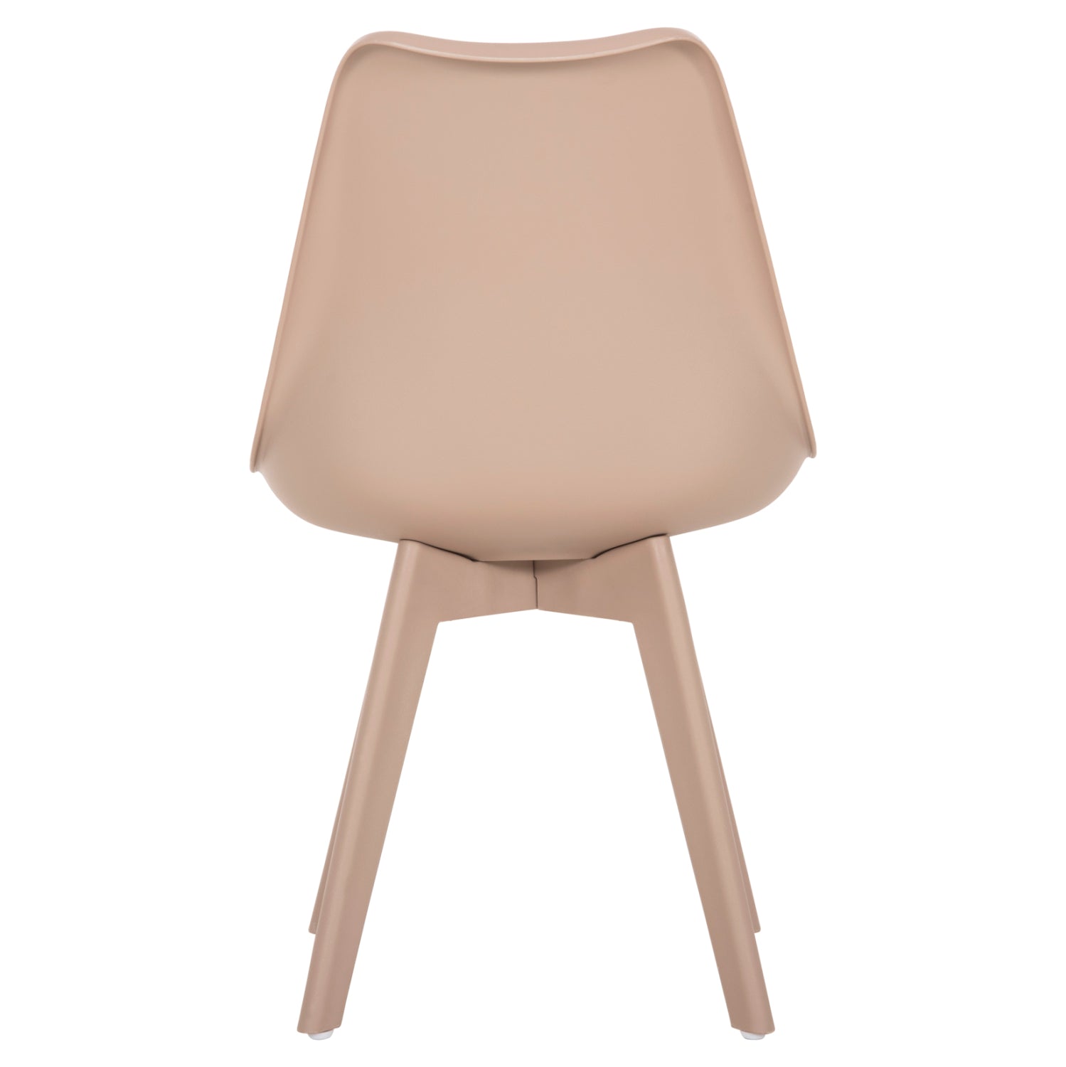 Трапезен стол Верона полипропилен крака /капучино 46x58x82 cm-последен брой