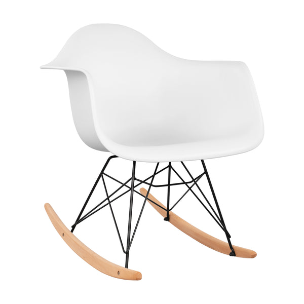 Кресло  люлка  TEYA бял цвят  61x71x64