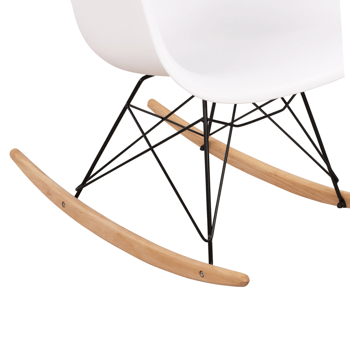 Кресло  люлка  TEYA бял цвят  61x71x64