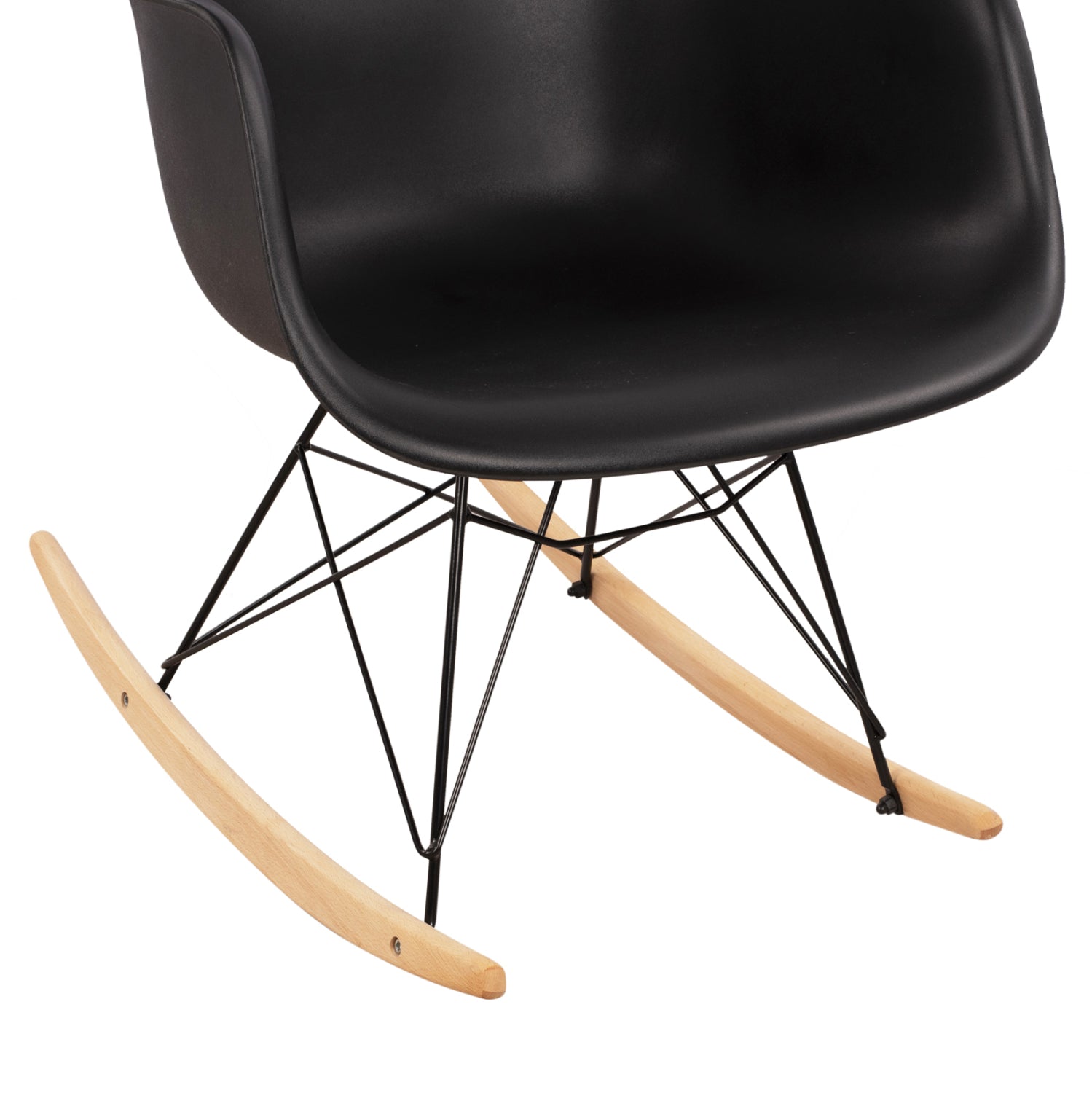 Кресло Тея люлка черен цвят  61x71x64