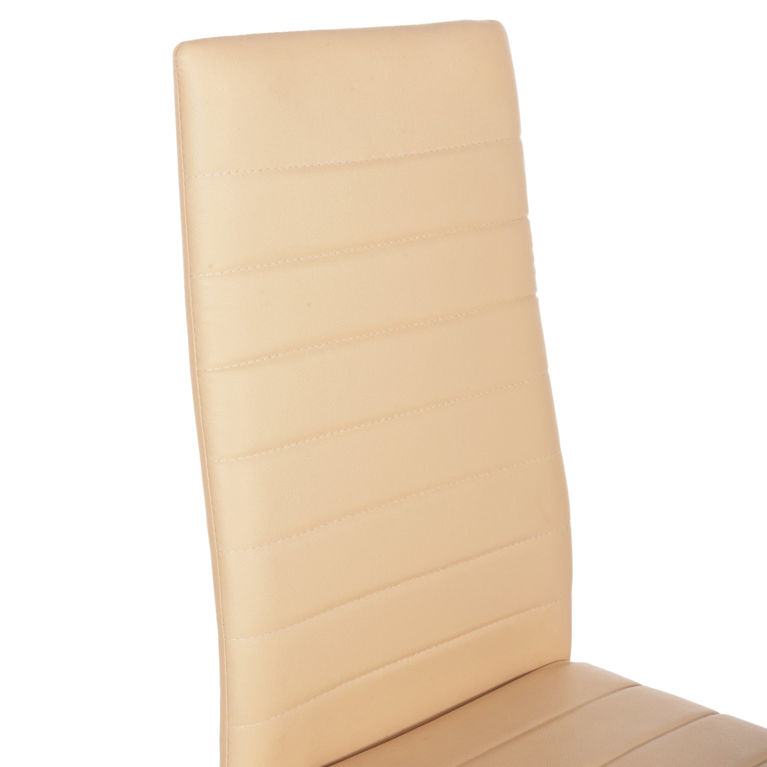 Стол Лейди  еко кожа цвят капучино