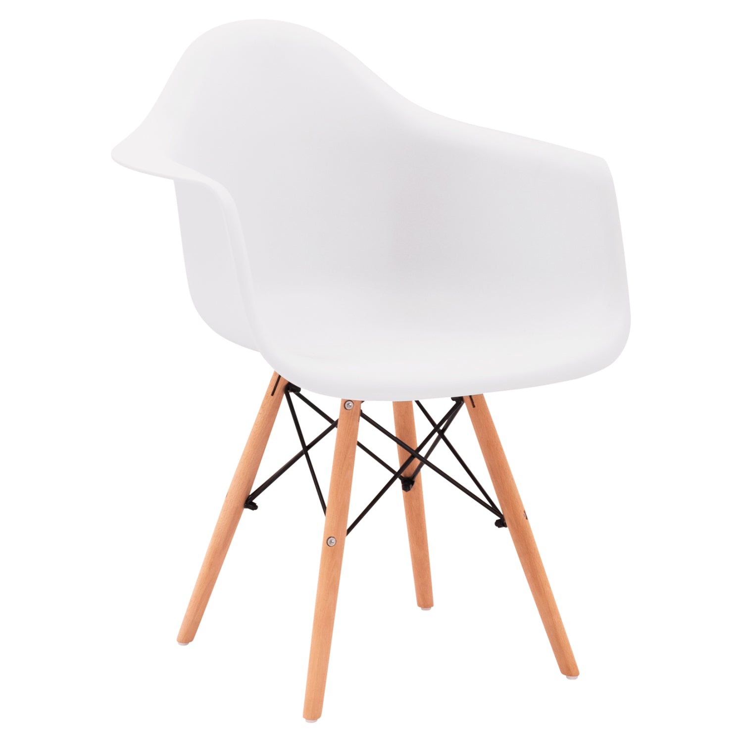 Кресло Тея полипропилен  - бял цвят