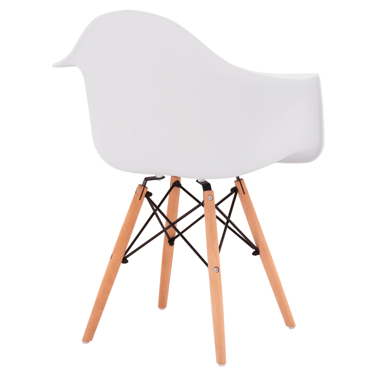 Кресло Тея полипропилен  - бял цвят