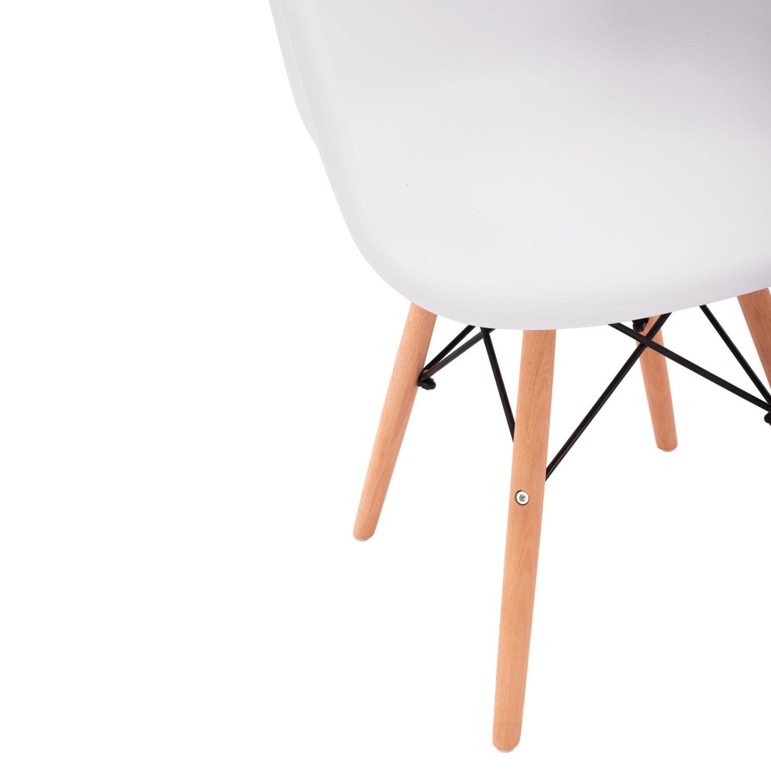 Кресло Тея полипропилен  - бял цвят