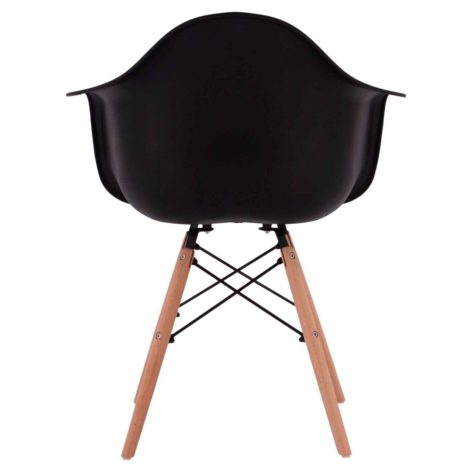 Кресло Тея полипропилен - черен цвят