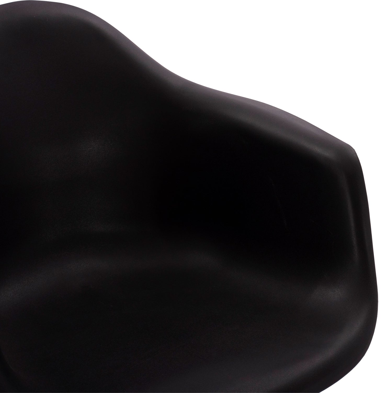 Кресло Тея полипропилен - черен цвят