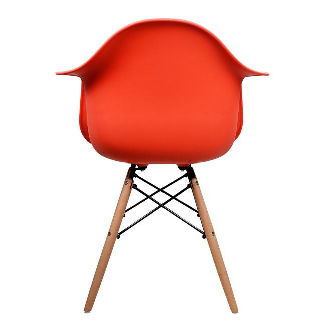Кресло Тея полипропилен - червен цвят