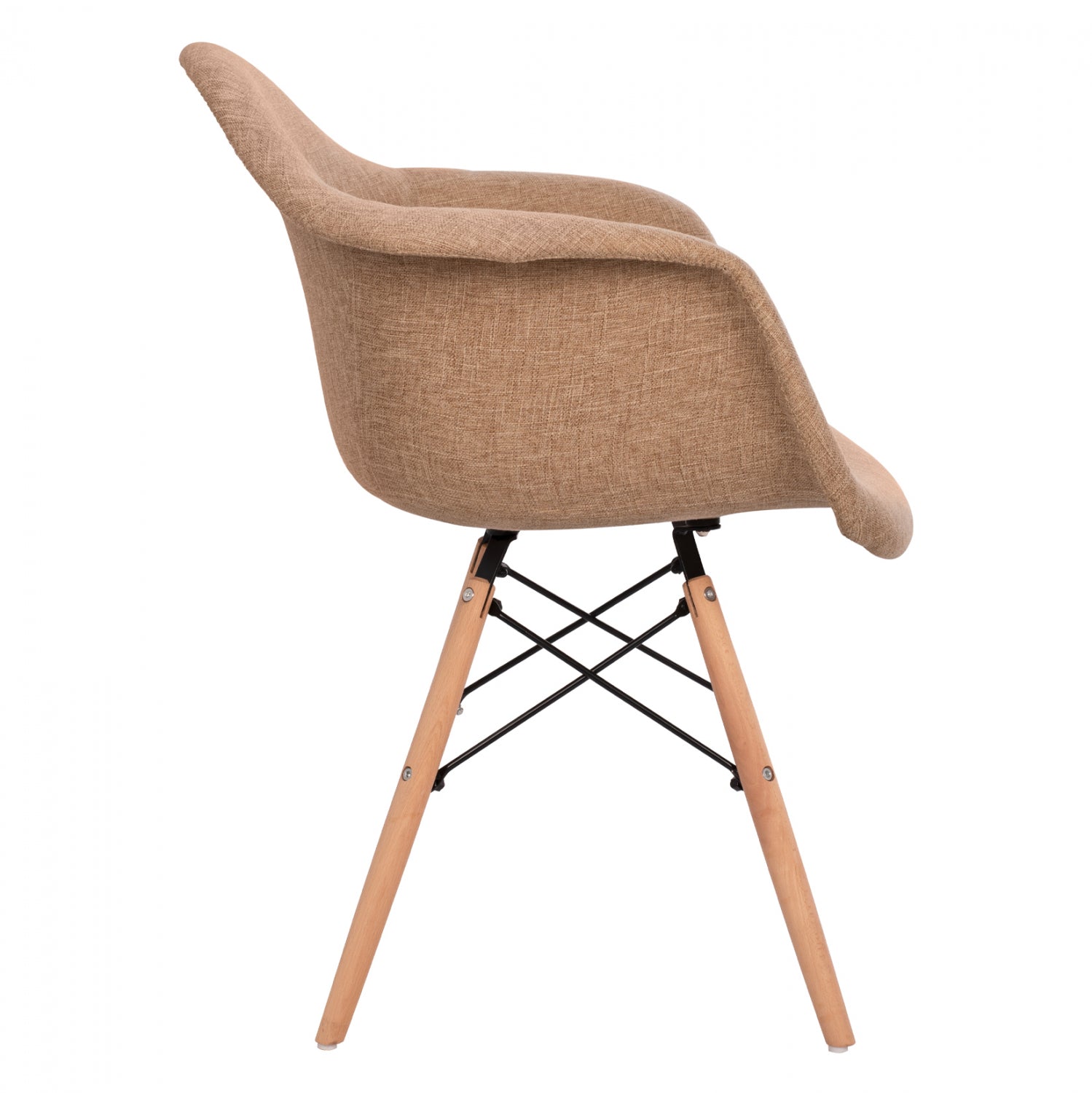 Кресло Тея дамаска бежов цвят