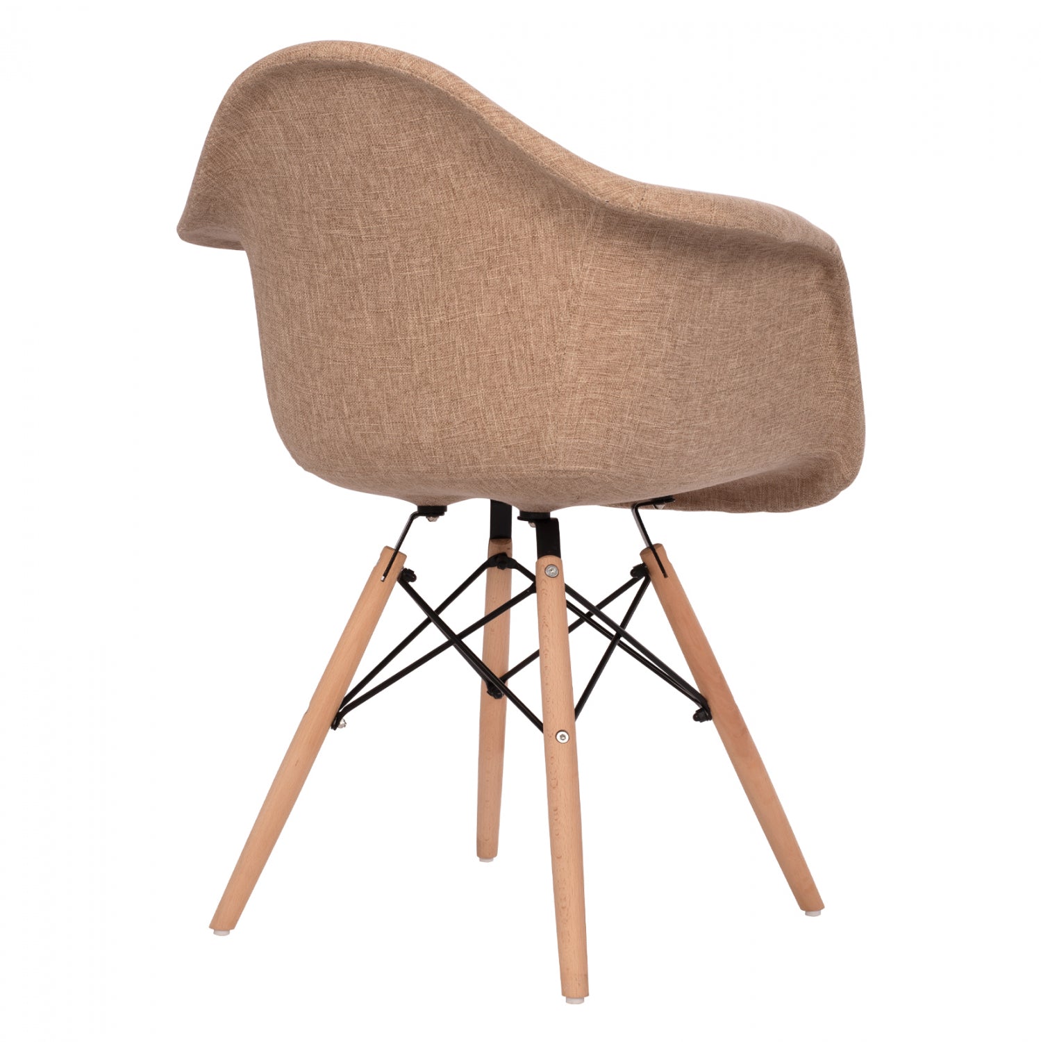 Кресло Тея дамаска бежов цвят