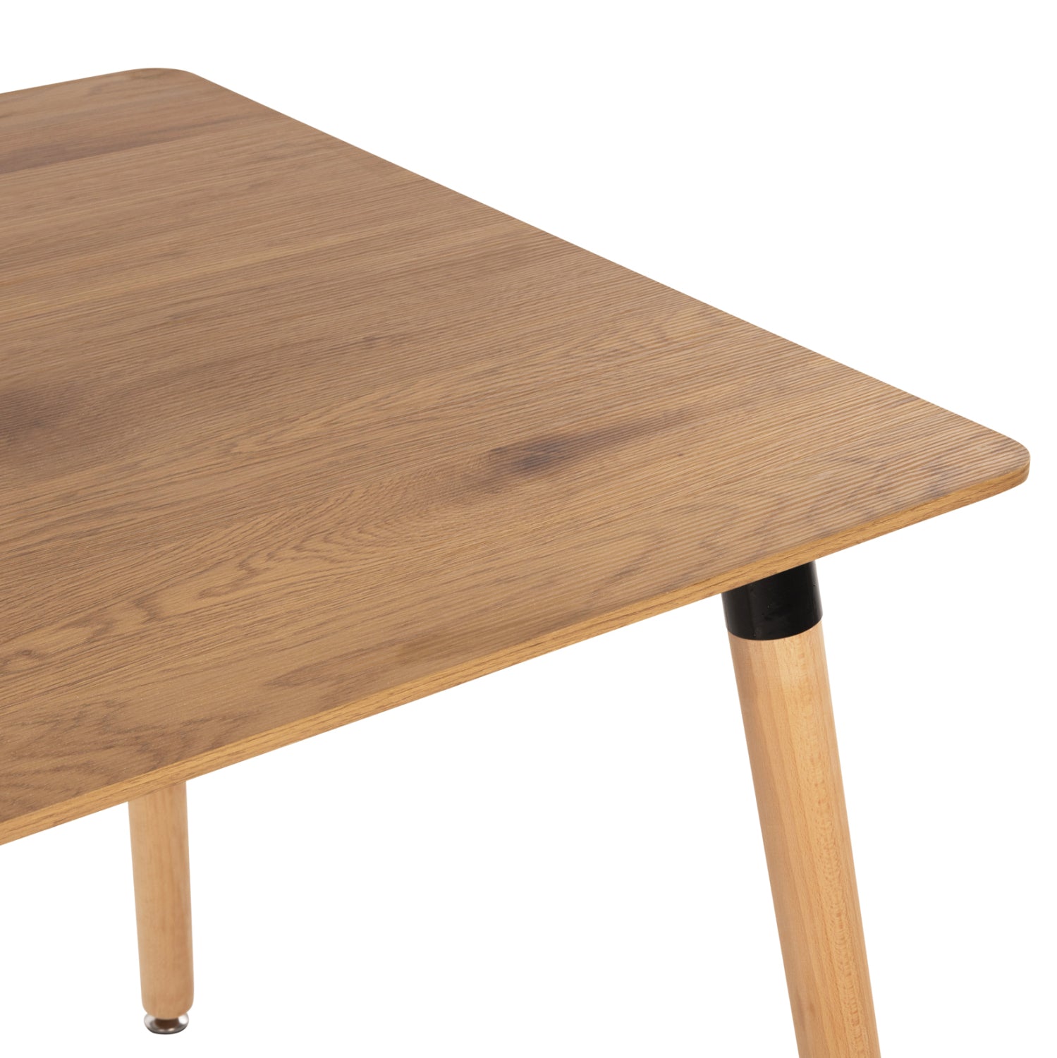 Тразпезна маса Натали в естествен цвят мдф-крака естествен цвят 80х80х74н