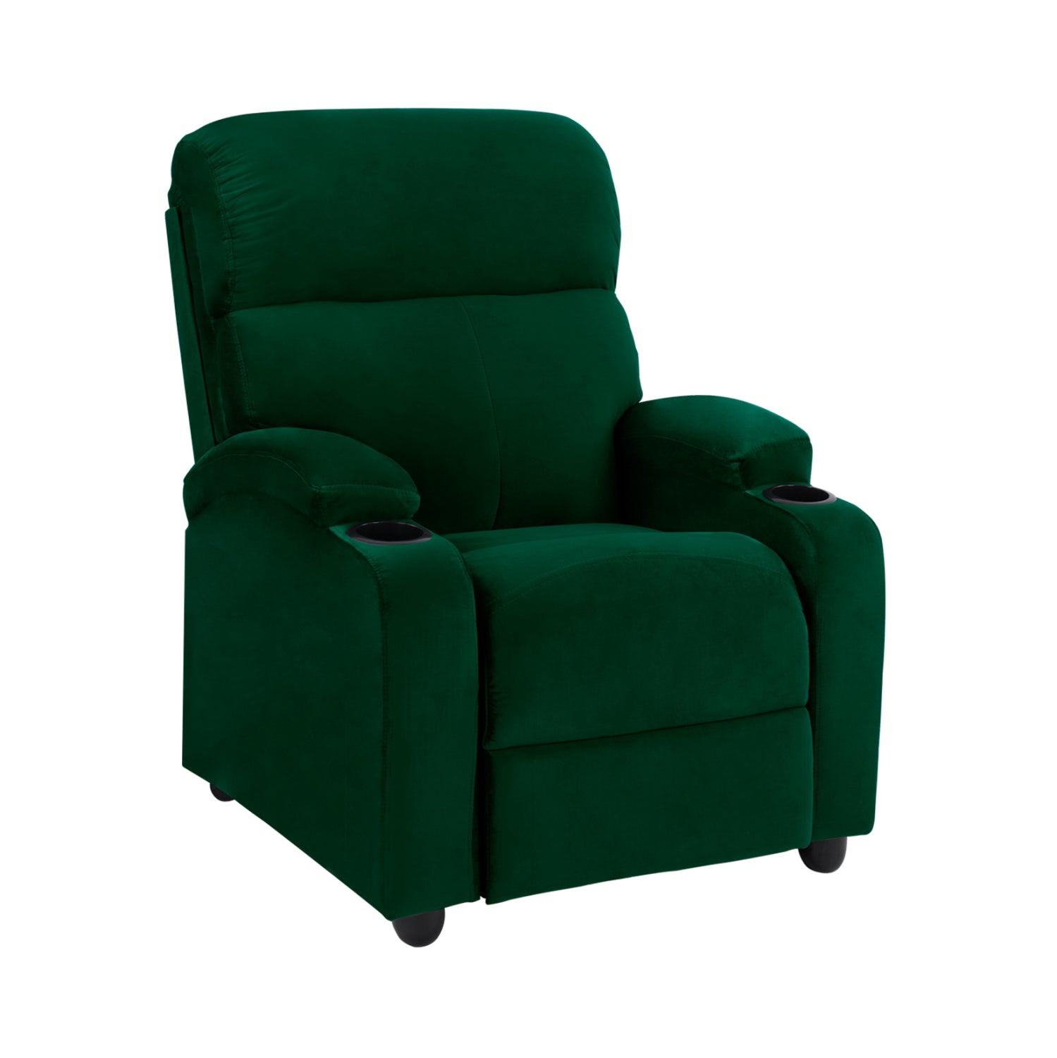 RELAX кадифено кресло кипарис с механизъм 80x92x102h см.