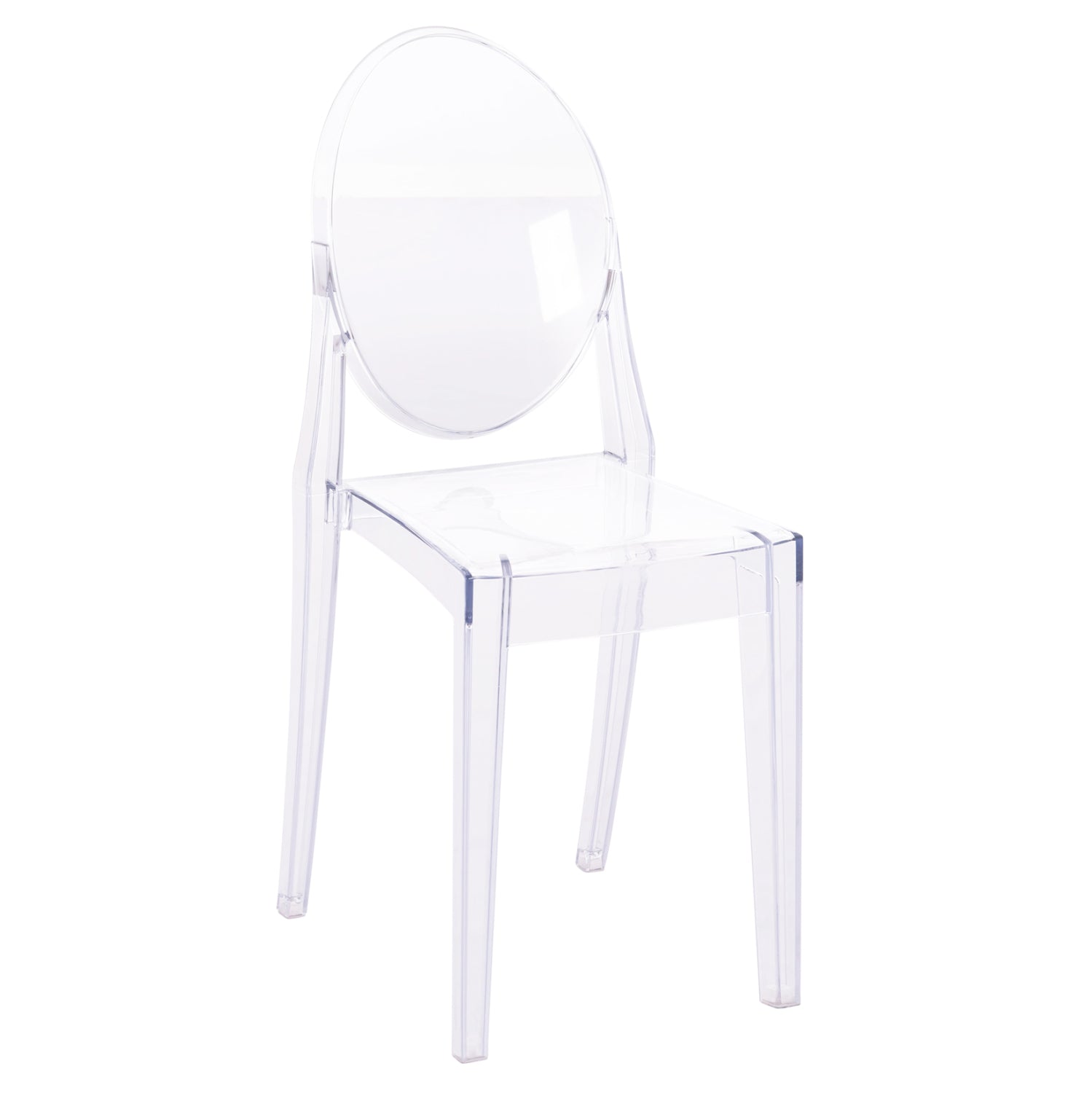 Трапезен стол ARAMIS акрил прозрачен 34.5x50x90см.