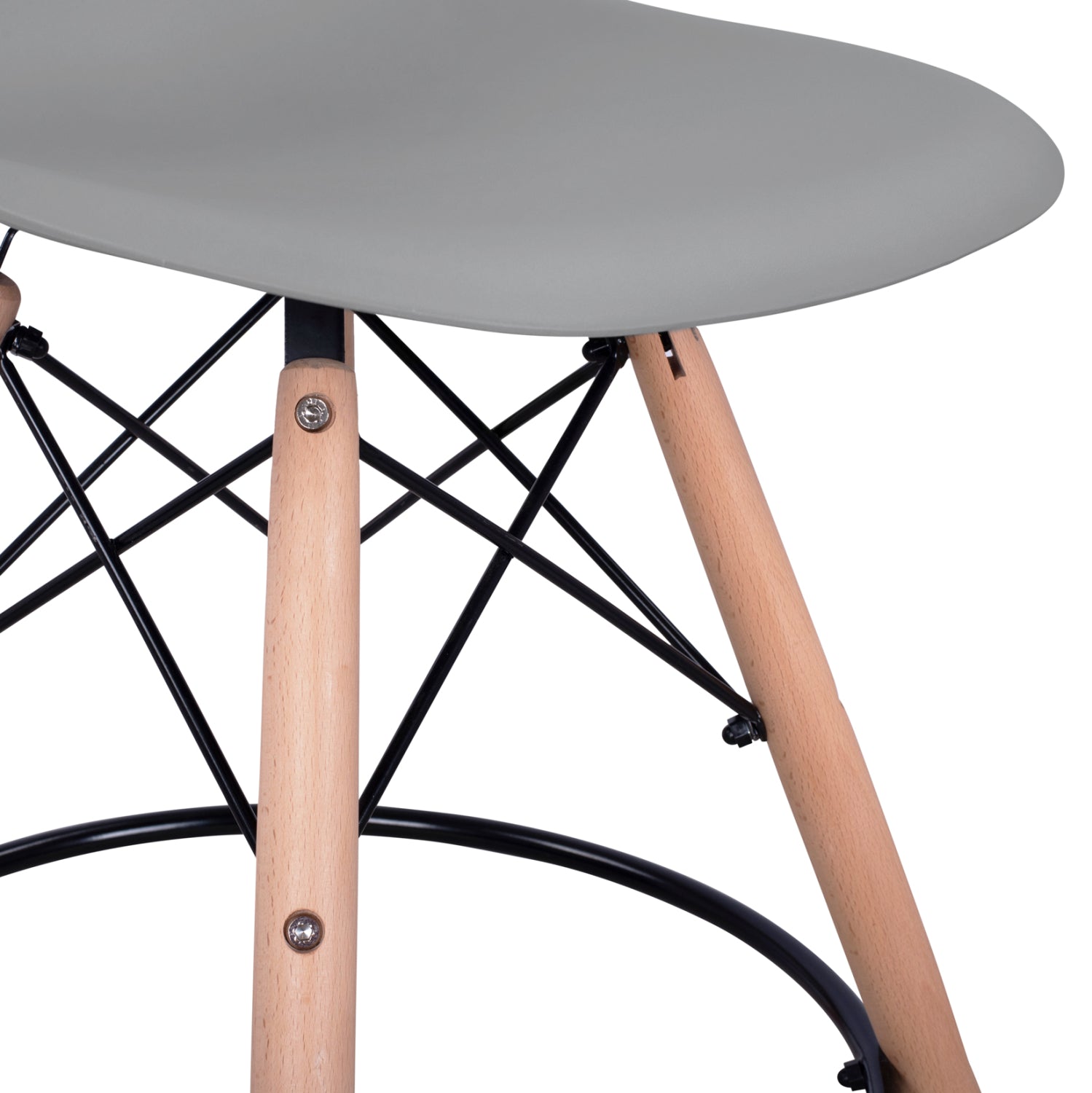 Бар стол Иви сив цвят