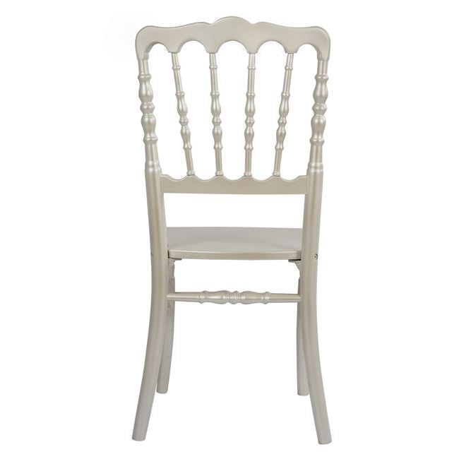 Дървен стол Наполеон, перлен цвят КГ8056.01, 40x46.5x90 см