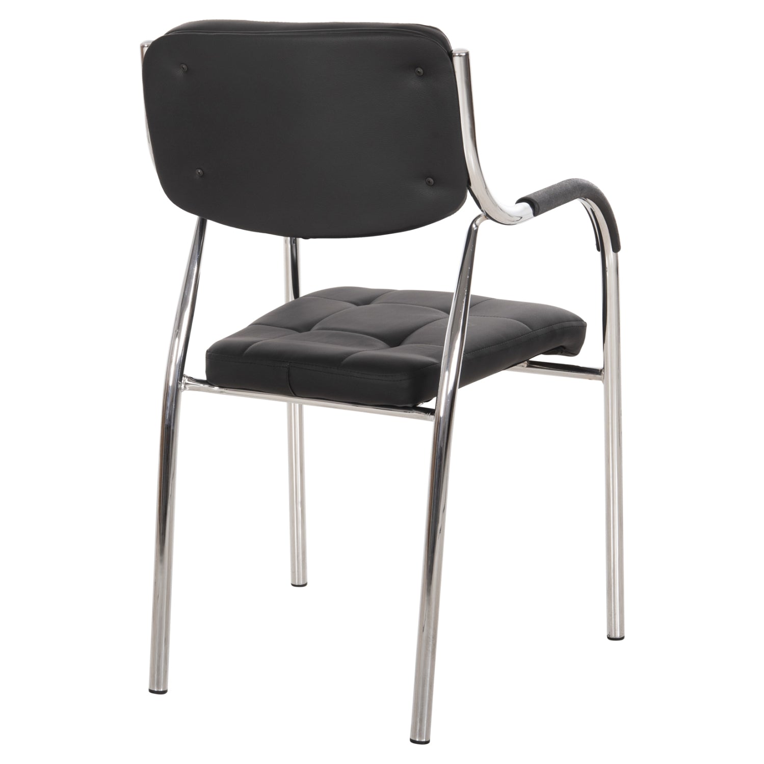 Посетителски стол Oберон КГ1018.01 черен цвят