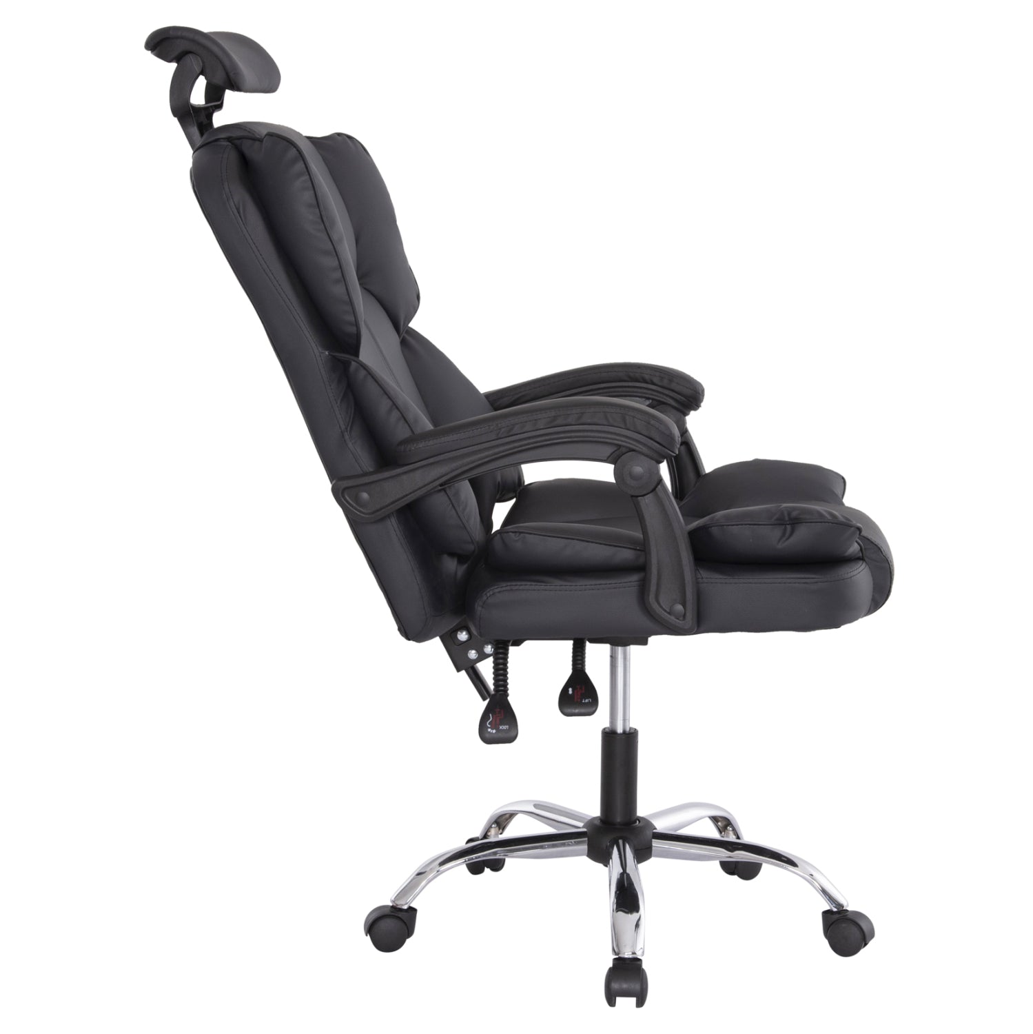 Офис стол OCTAVIUS черен цвят  63x73x129