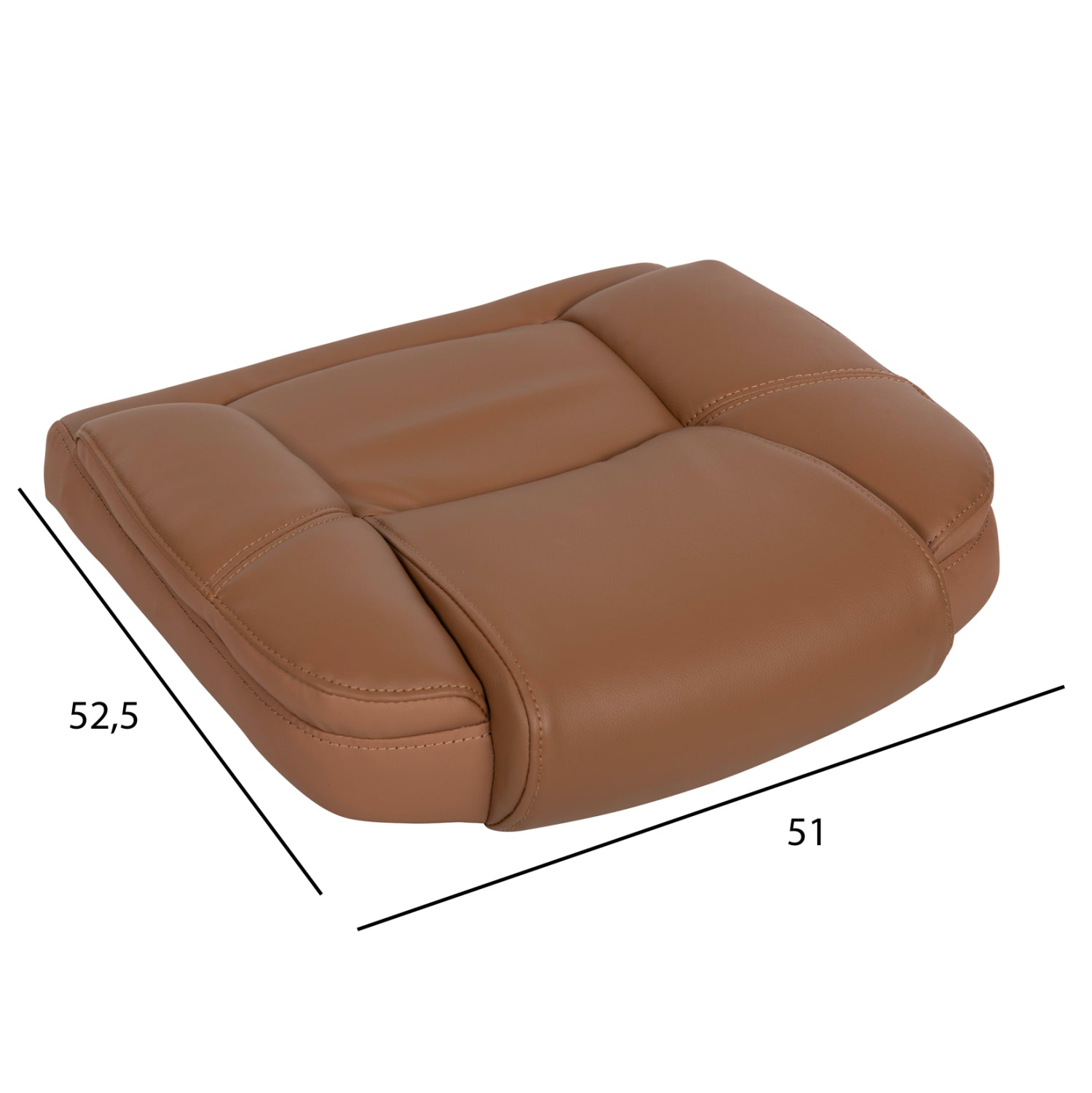 Резервна седалка за офис стол Mocha 52x53x12см