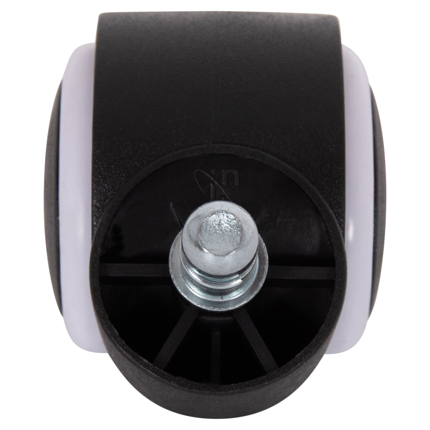 Replacement castor wheels 5pcs set for office chairs КГ1203--black & white