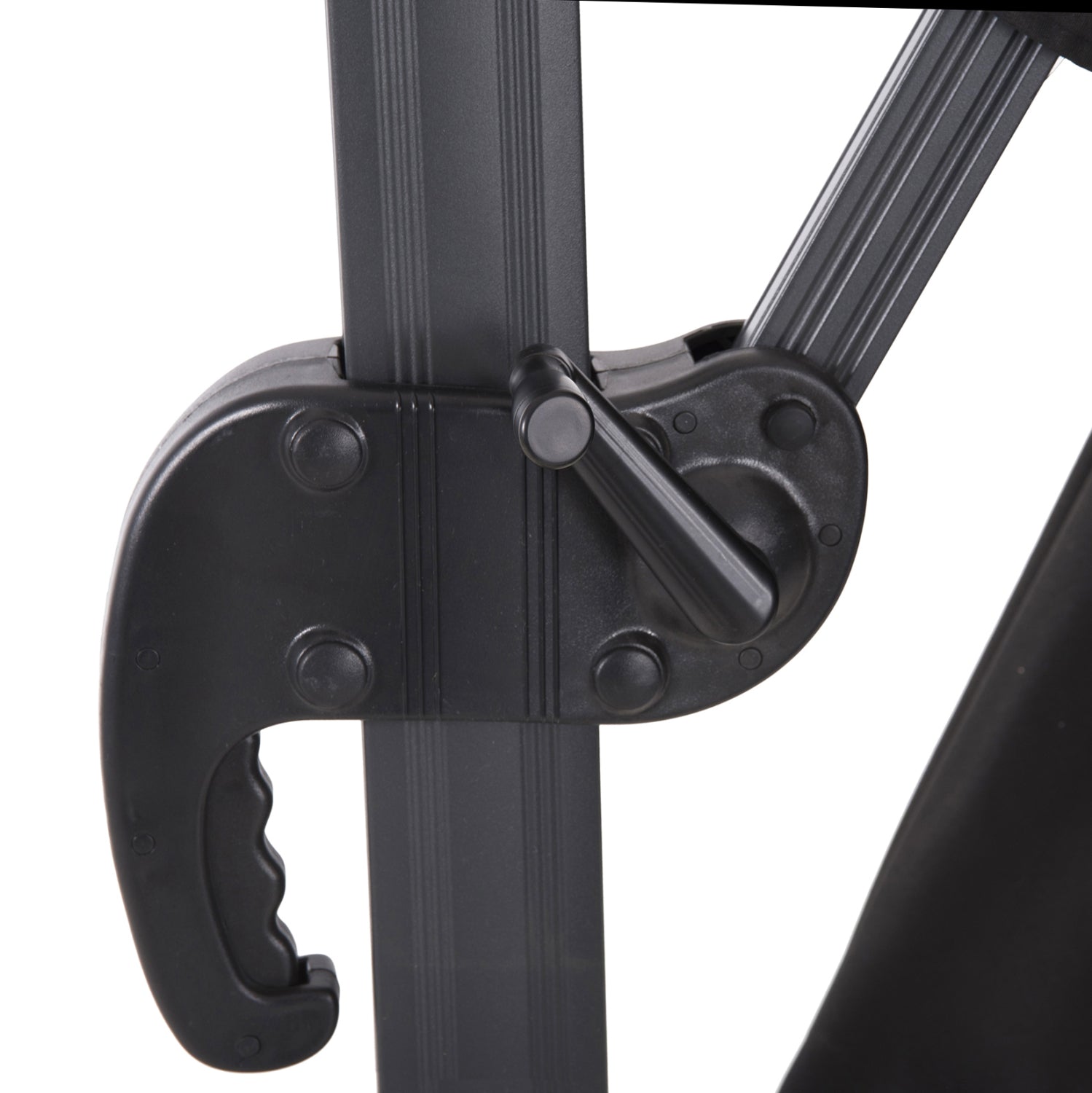 Въртящ се чадър 3х3/1.97м - КГ6025.03 черен цвят