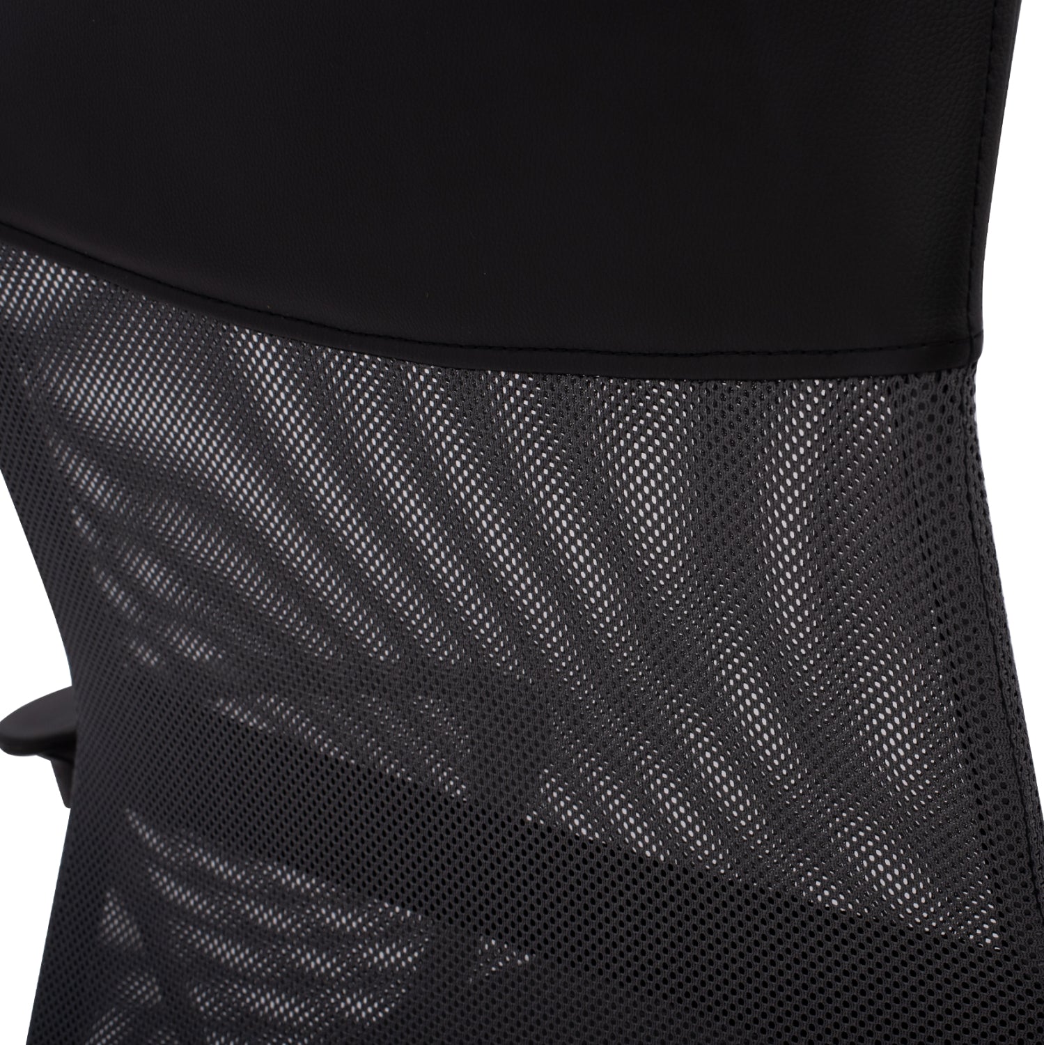 Офис стол Kейбъл черен-сива мрежа