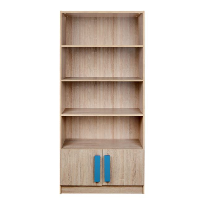 Библиотека PLAYROOM за детска  стая  сонама-син 80x35x180см.