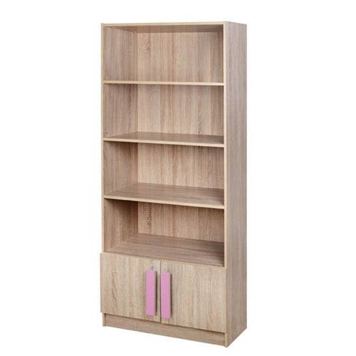 Библиотека PLAYROOM за детска стая сонама - розова 80x35x180см.