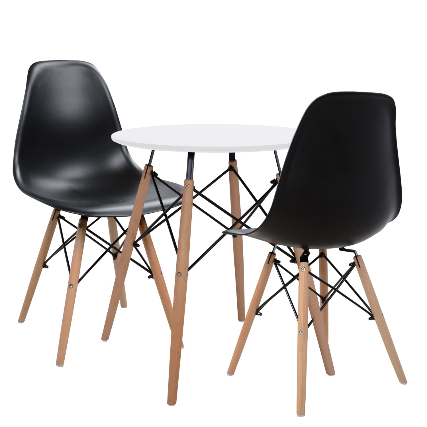 Комплект 3бр. с маса ф60см и 2 стола