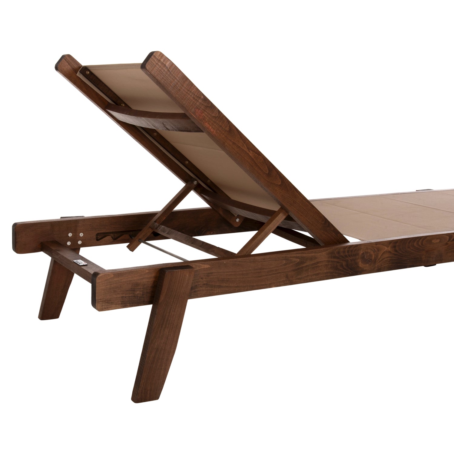Професионален шелозън creta бук орех и мока плат 200x61-66x31-91см