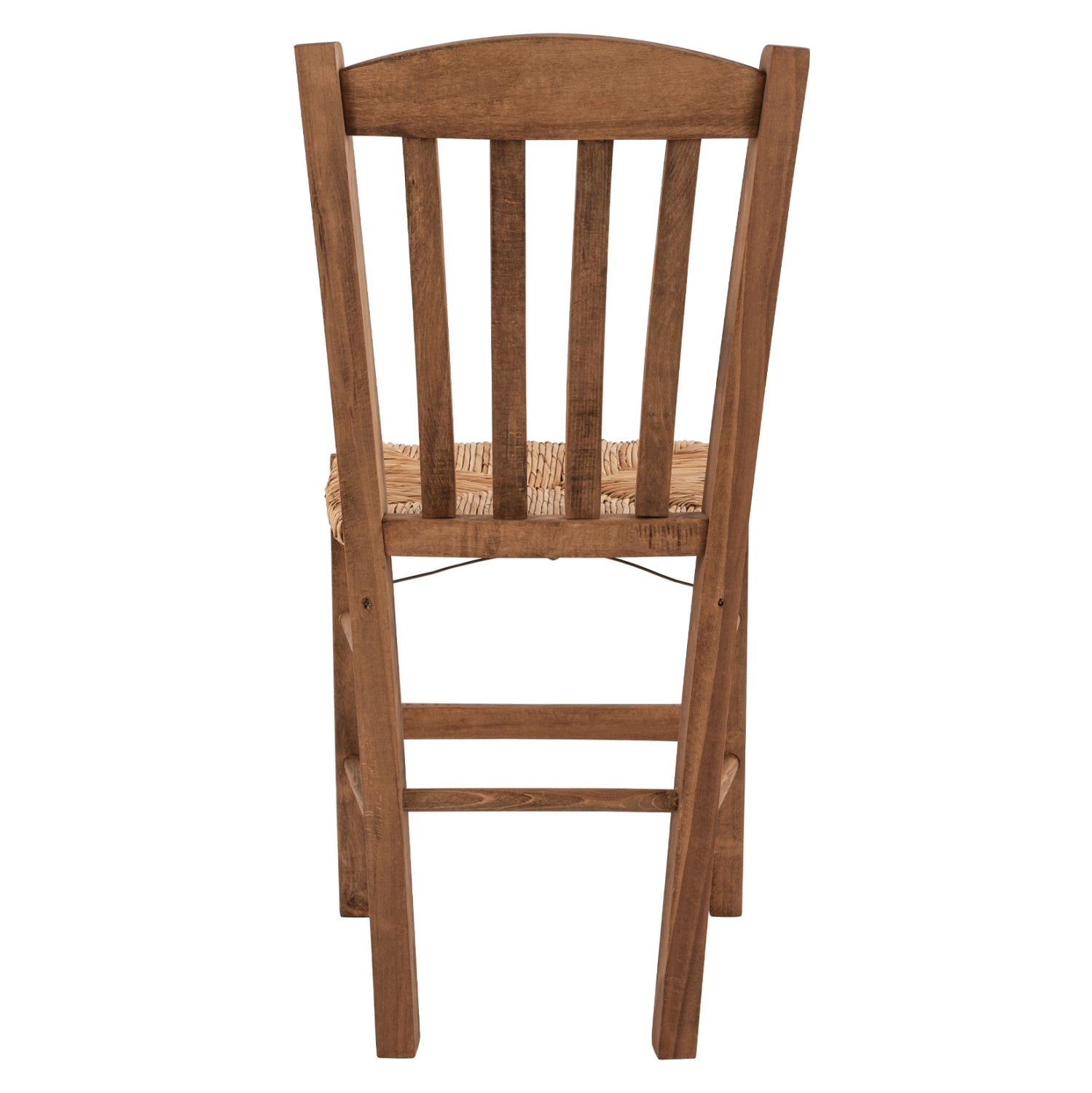 Традиционен стол Монте цвят орех/ слама