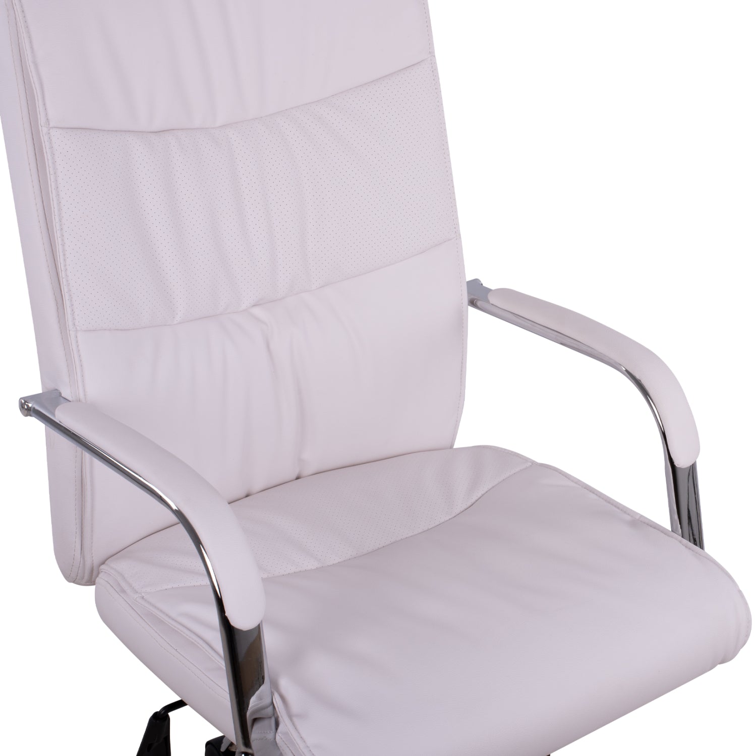 Офис стол JACOB бял цвят 57X75.5X100см