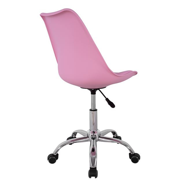 Офис стол Верона розов цвят 48x56x95см