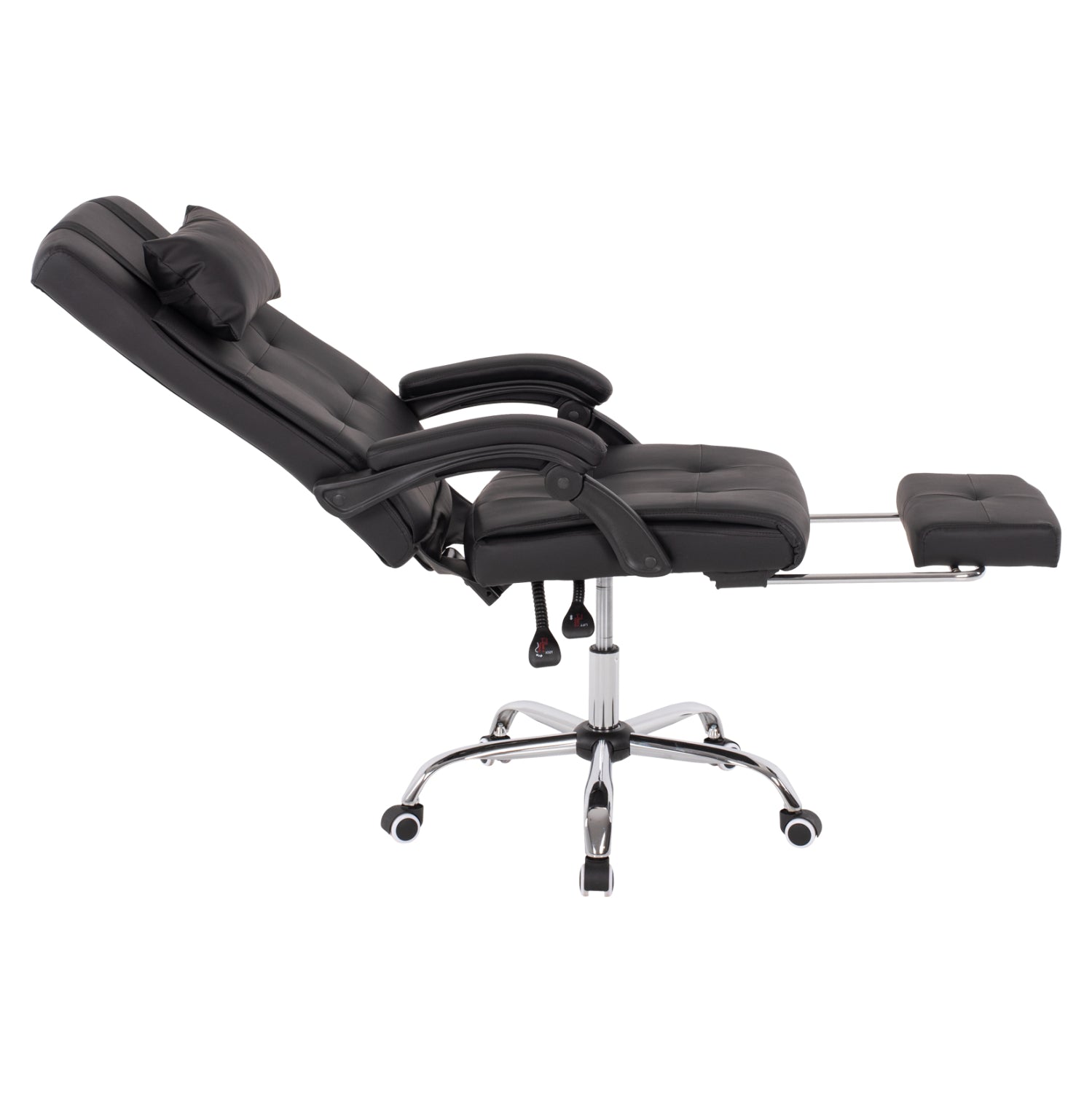 Офис стол  EXECUTIVE черен цвят  58x71x128см