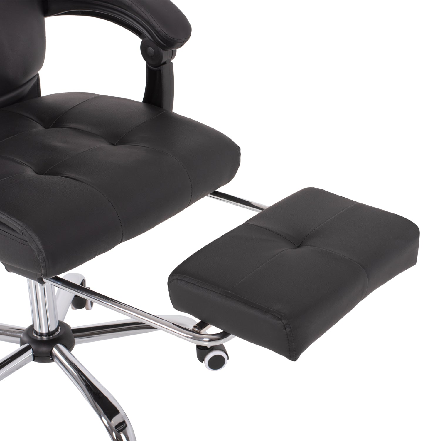 Офис стол  EXECUTIVE черен цвят  58x71x128см