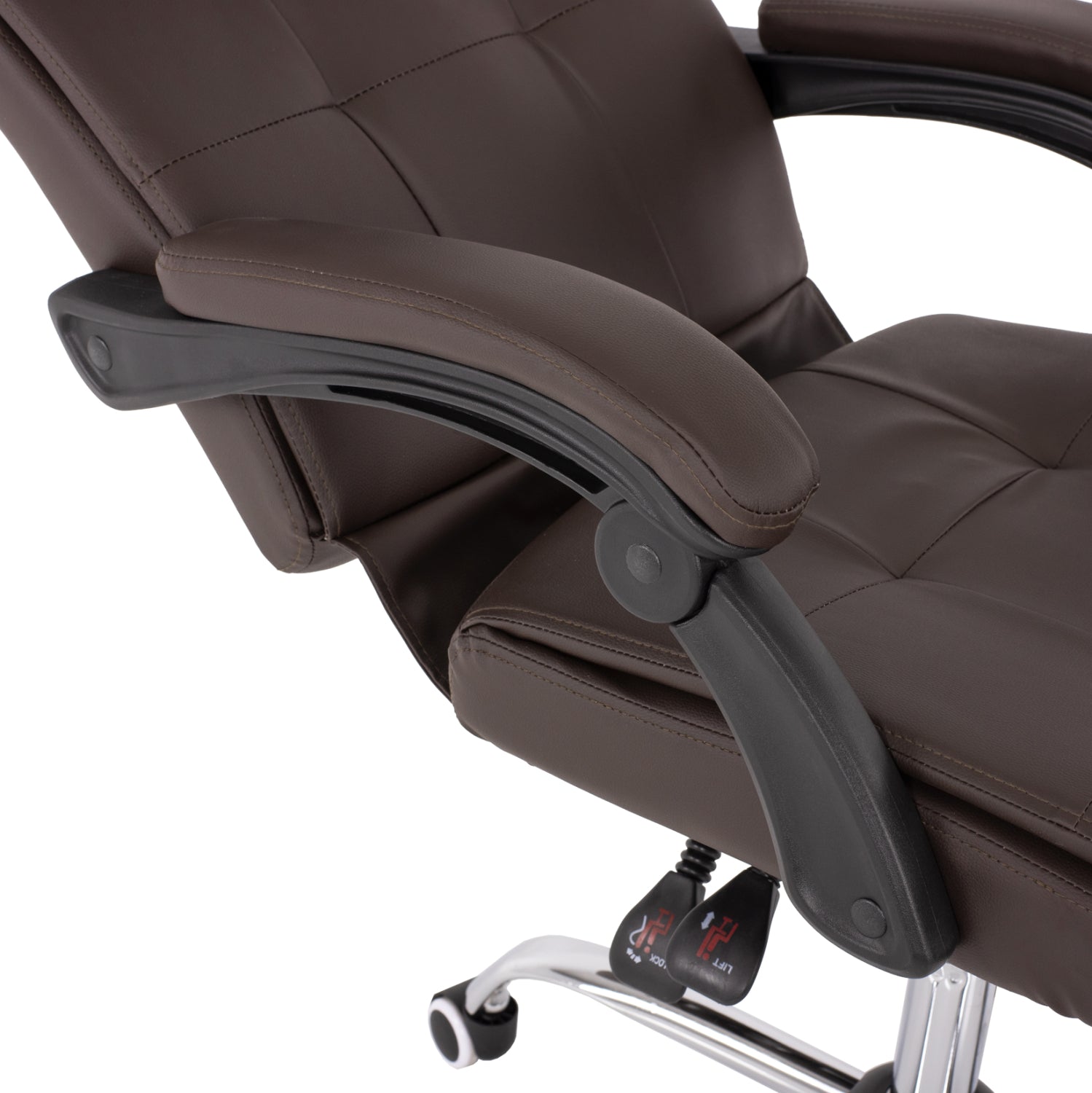 Офис стол EXECUTIVE кафяв цвят 58x71x128см