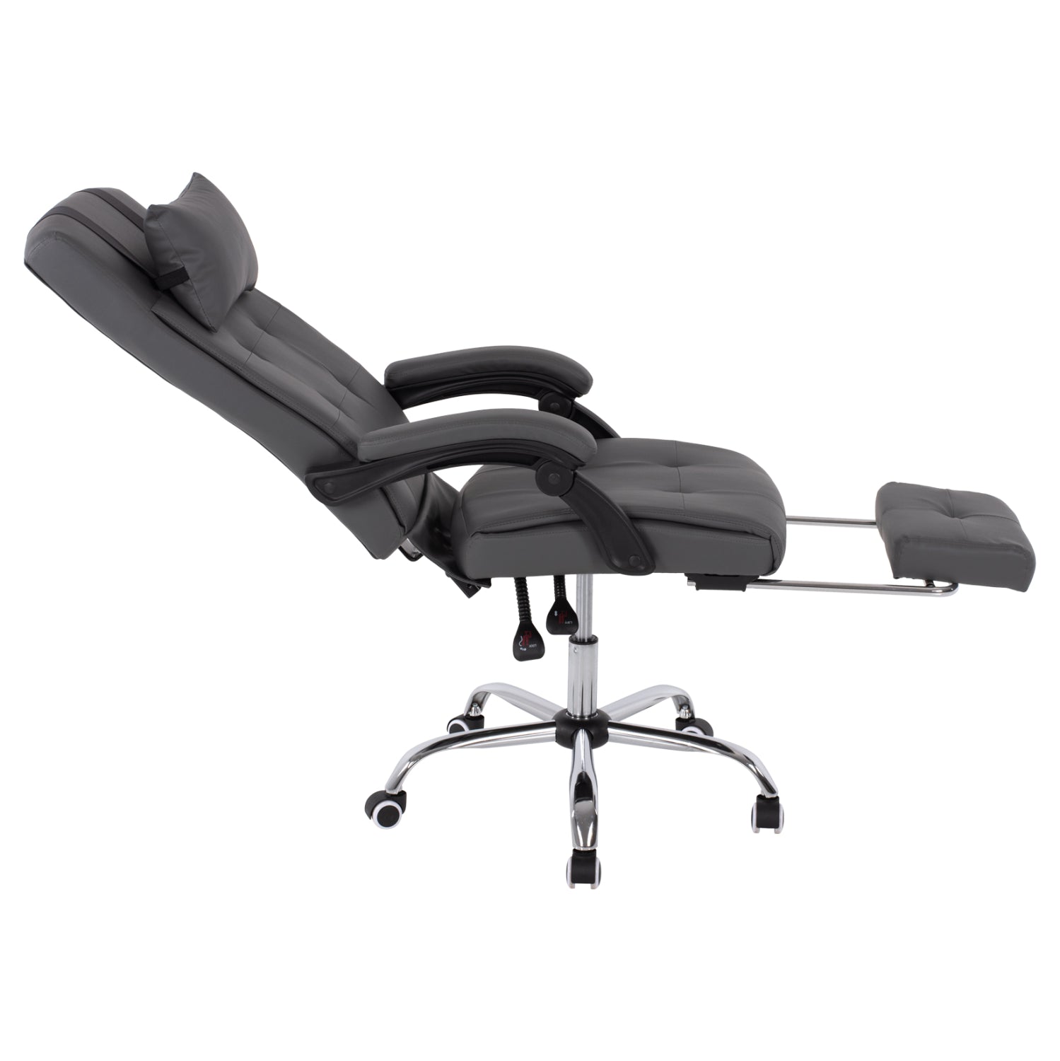 Офис стол EXECUTIVE  сив цвят 58x71x128см