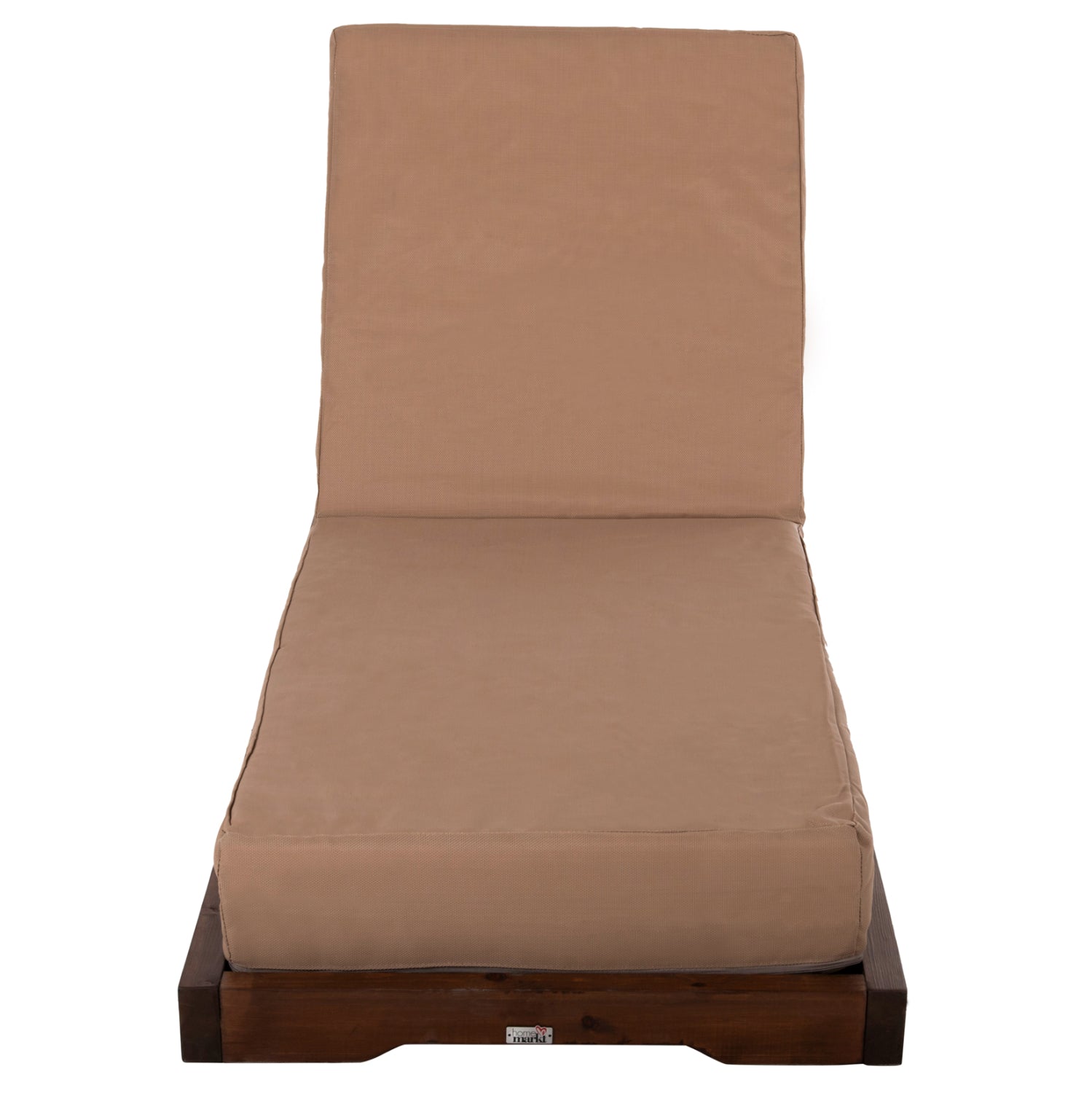 Шезлонг  IKARIA орех-мока цвят