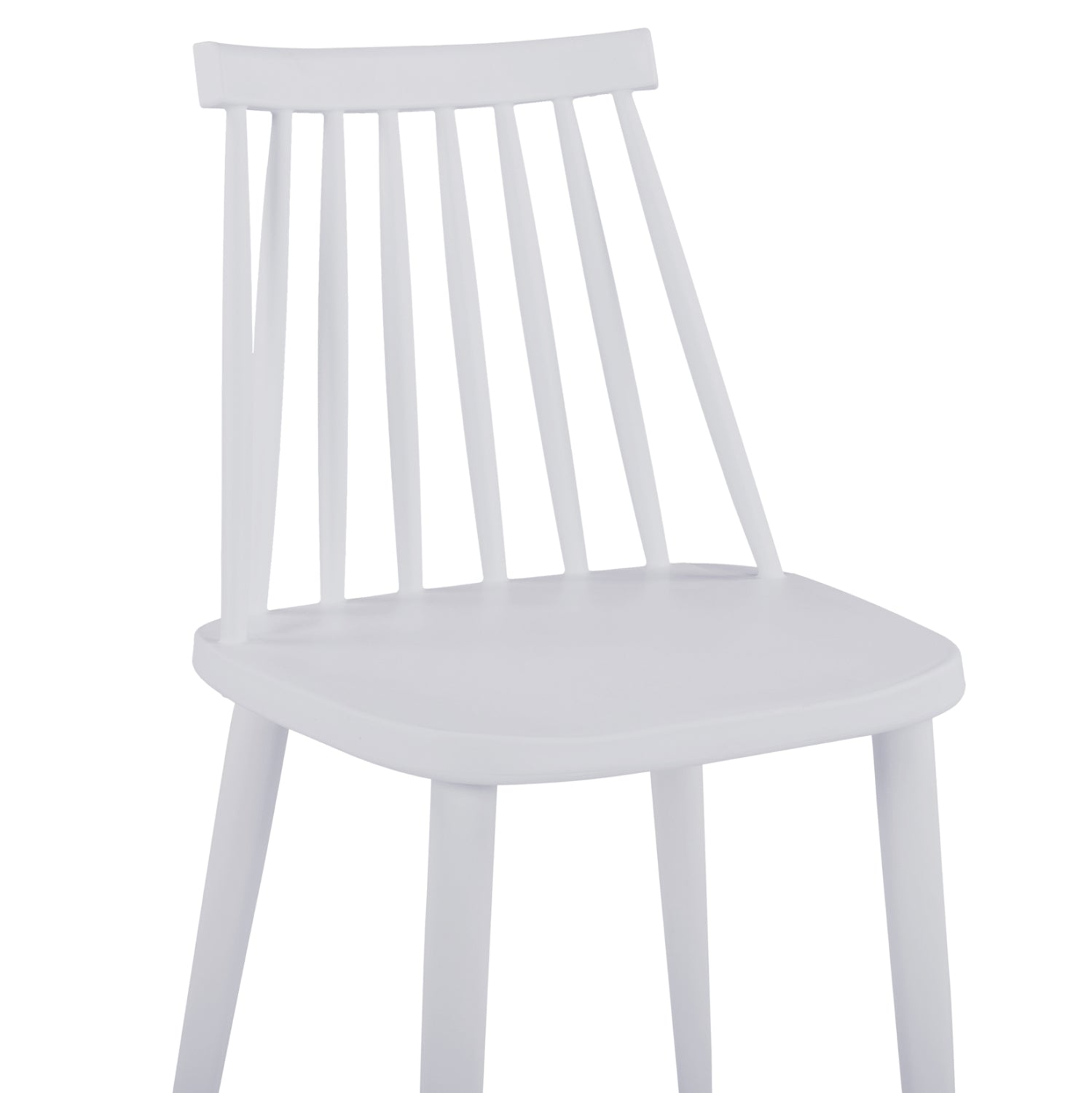 5бр. ofira mdf порен трапезен комплект в sonama--бели столове