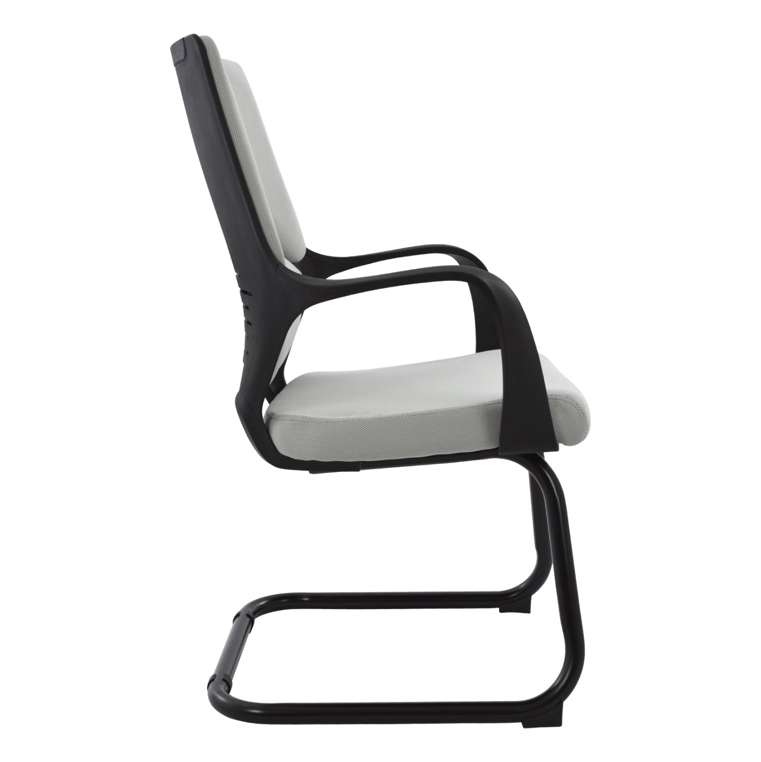 Посетителски стол CENTRIC сив-черен цвят  64x60x94,5см.