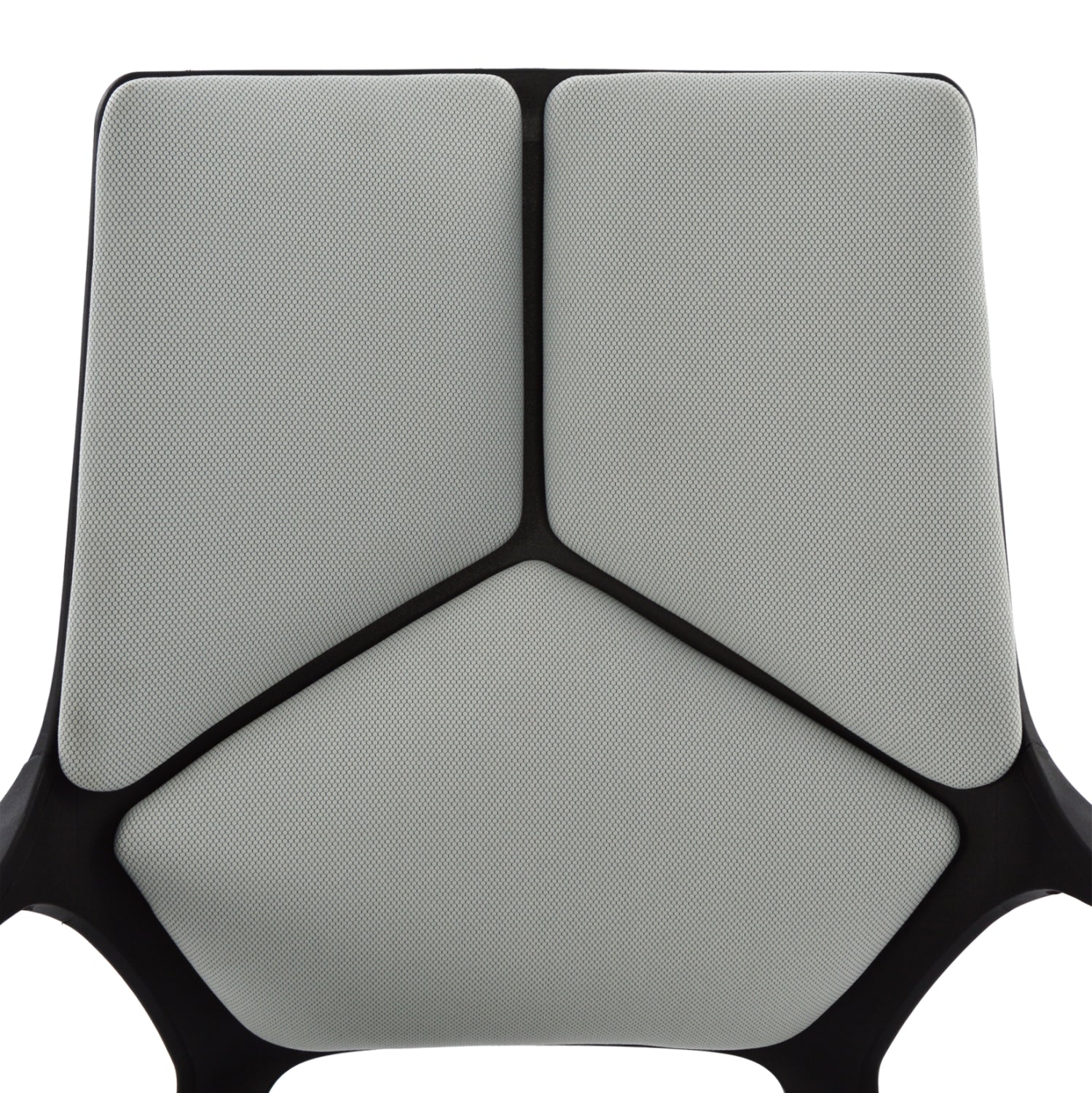 Посетителски стол CENTRIC сив-черен цвят  64x60x94,5см.