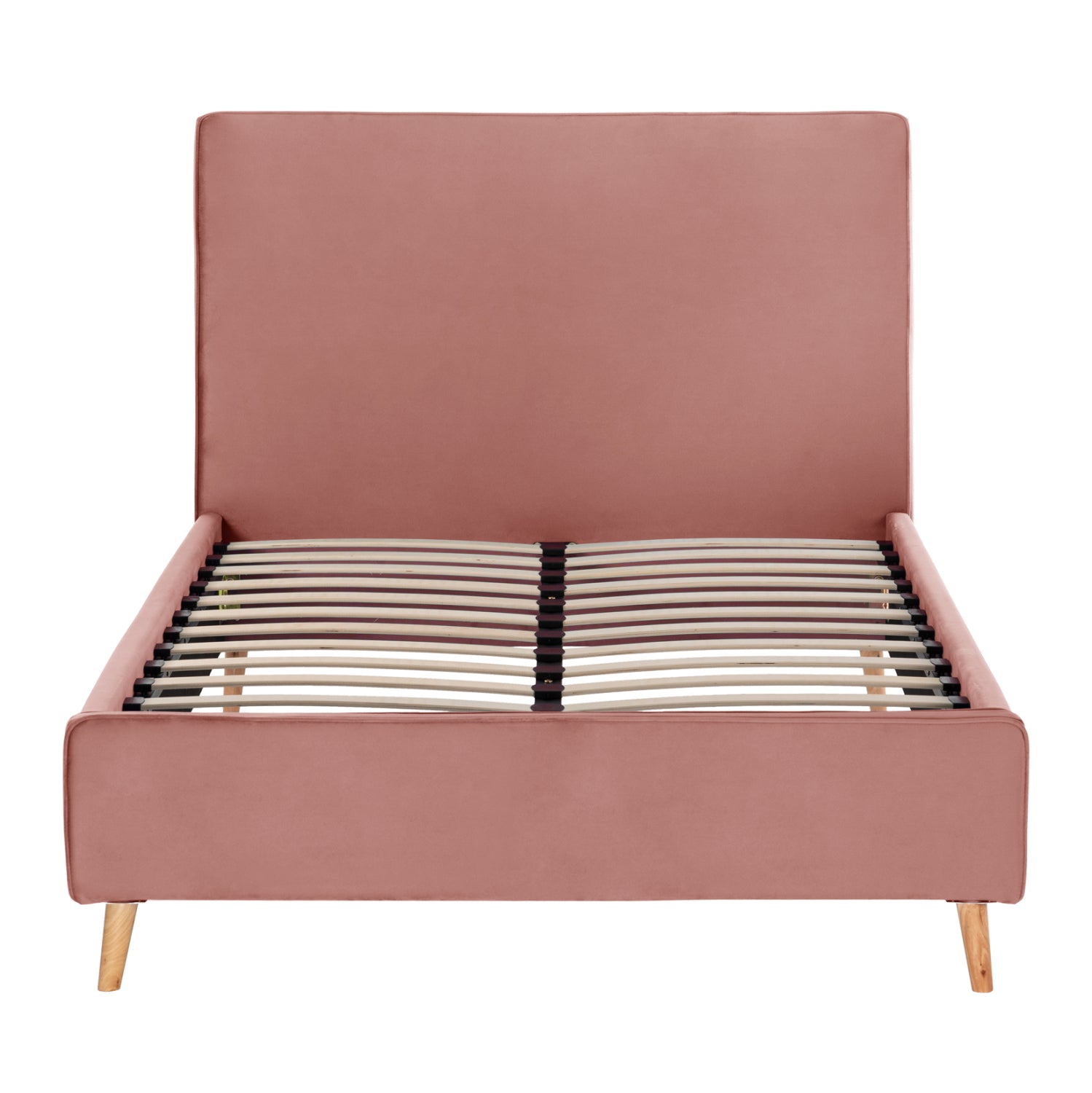Полудвойно легло с матрак maylin dusty pink velvet -- матрак 120x200см