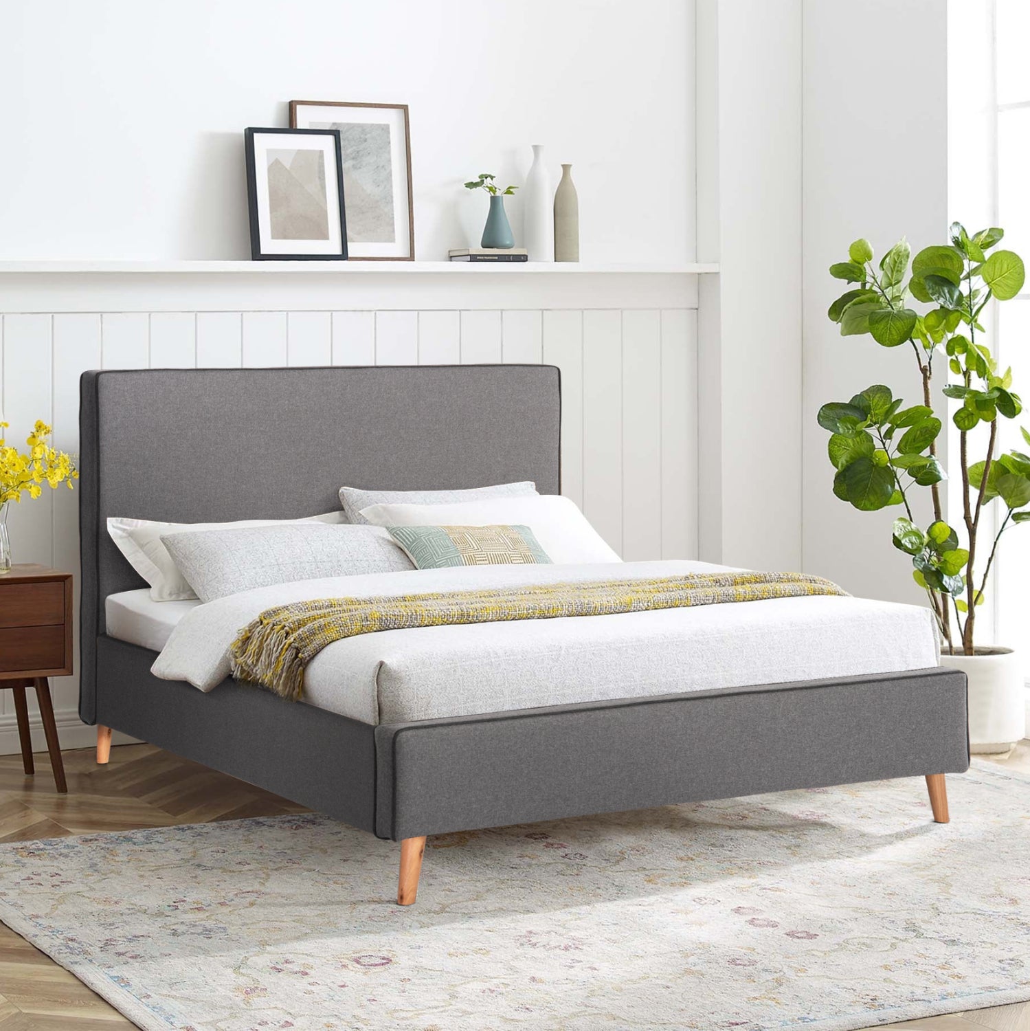 Двойно легло с матрак indra grey платов -- за матрак 160x200см.