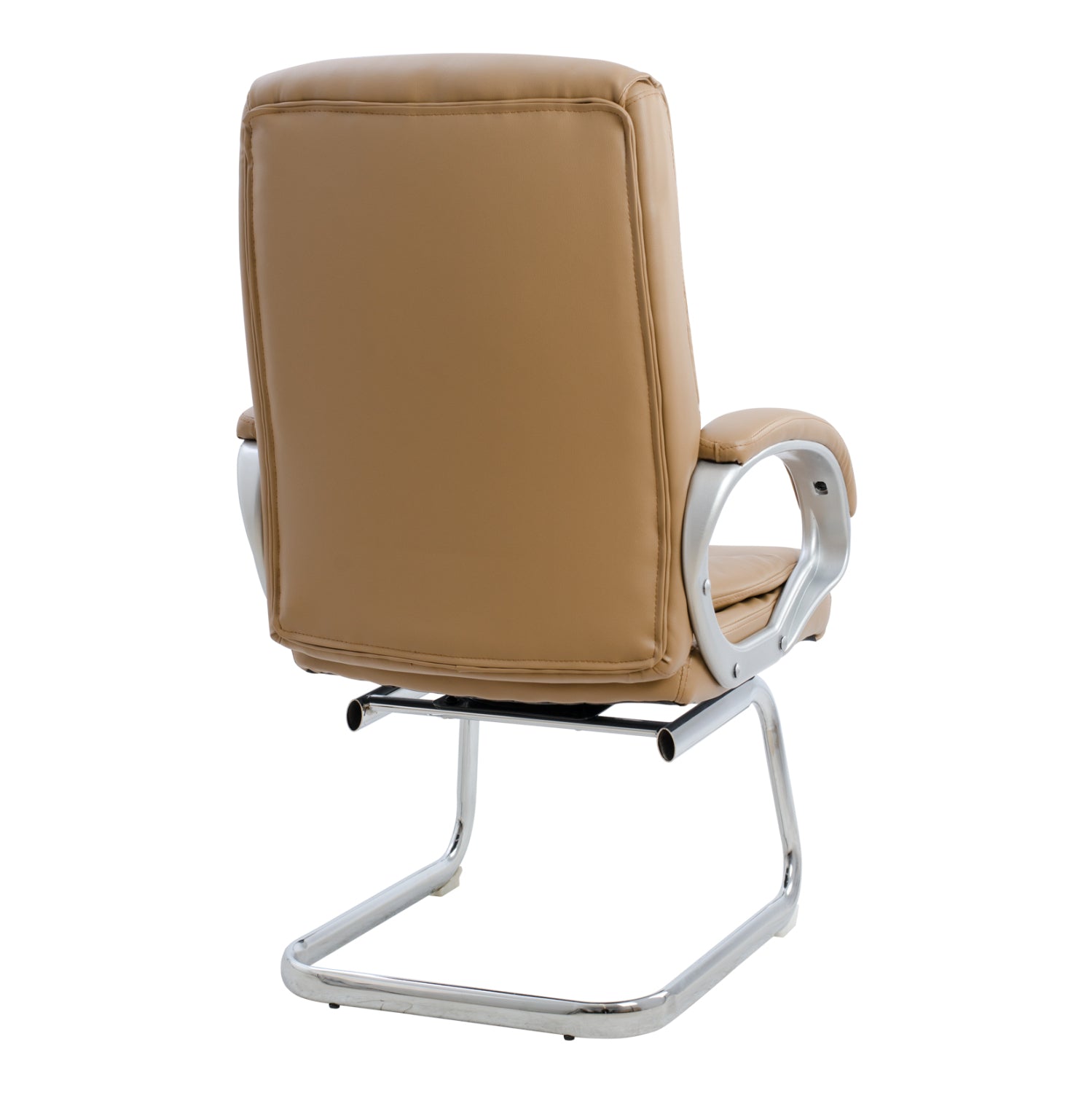 Посетителски стол ZAMORA цвят камила 63x58x104 см