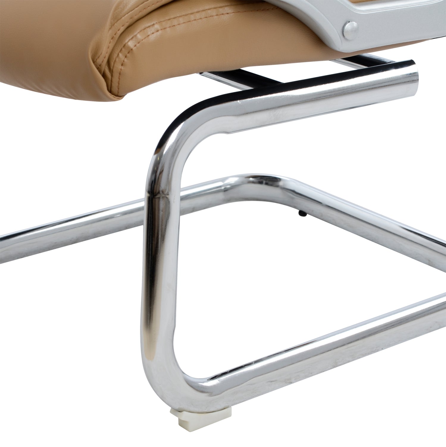 Посетителски стол ZAMORA цвят камила 63x58x104 см