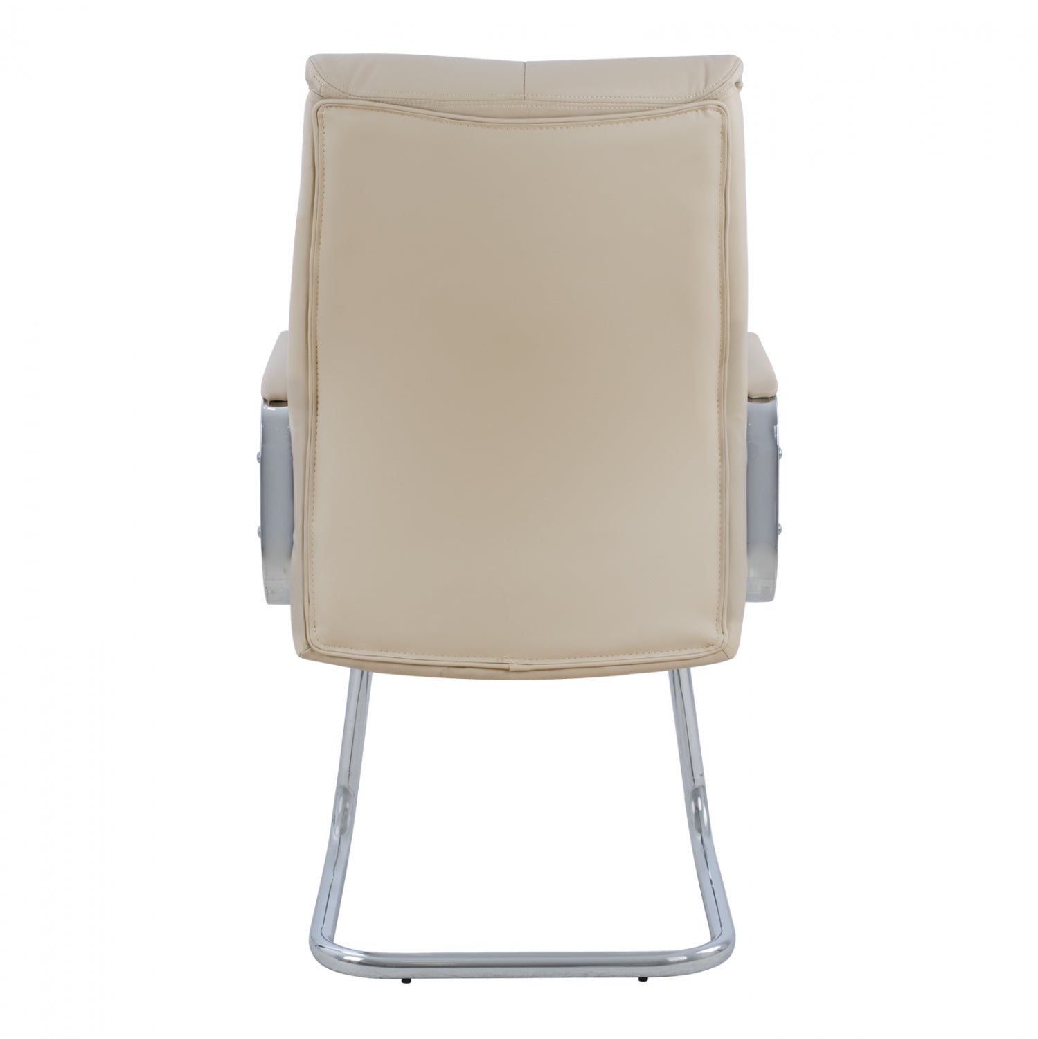 Посетителски стол SHASHI цвят екрю 59,5x72x104см