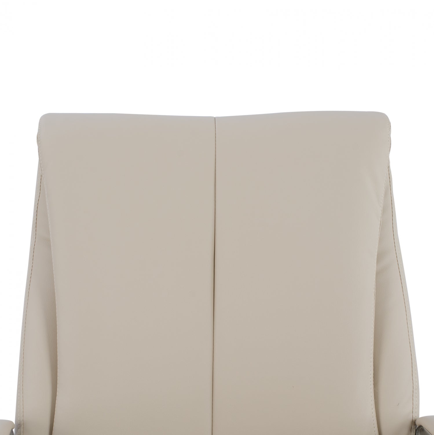 Посетителски стол SHASHI цвят екрю 59,5x72x104см
