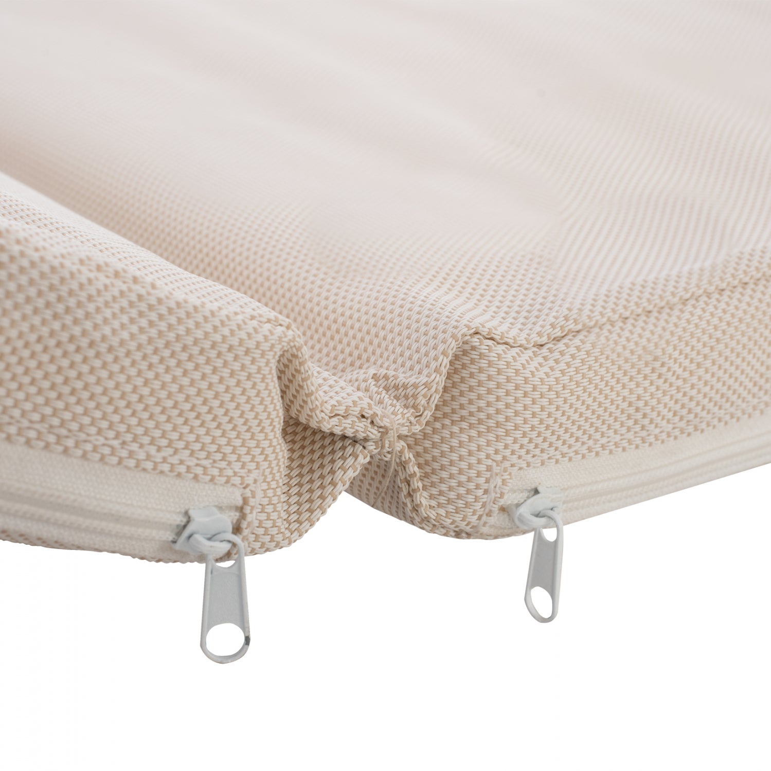 Възглавница за шезлонг Сифнос от текстил  600гр/м2 2x1  бежова 196(117+1+78)x58x6см