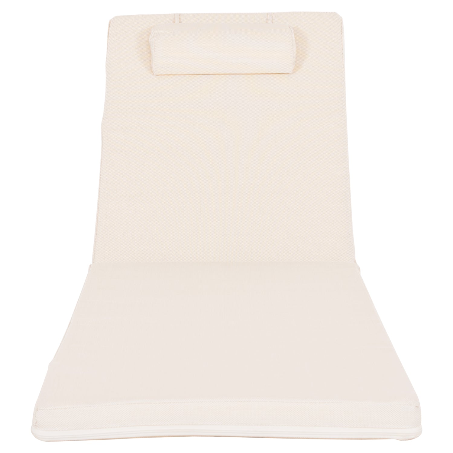 Текстилна възглавница за шезлонг Сифнос, бежова 190(114-76)x58x6,5см