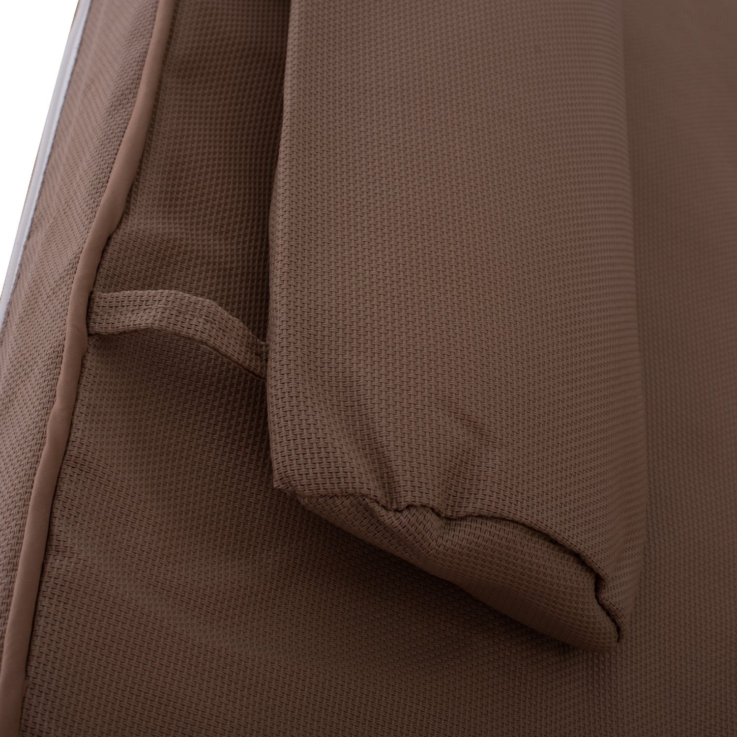 Текстилна възглавница за шезлонг Сифнос 600гр/м2 2x1 цвят мока 194x70x11см